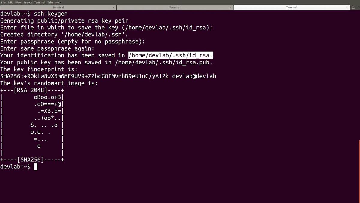 'Video thumbnail for Creating SSH Public and Private Key in Linux / Ubuntu'